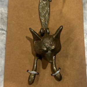 Bronze Fox Door Knocker